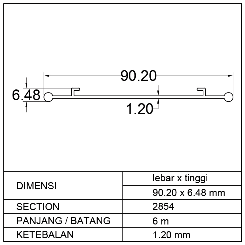 SLATE ROLLING DOOR EXPORT (90.20 x 6.48)mm