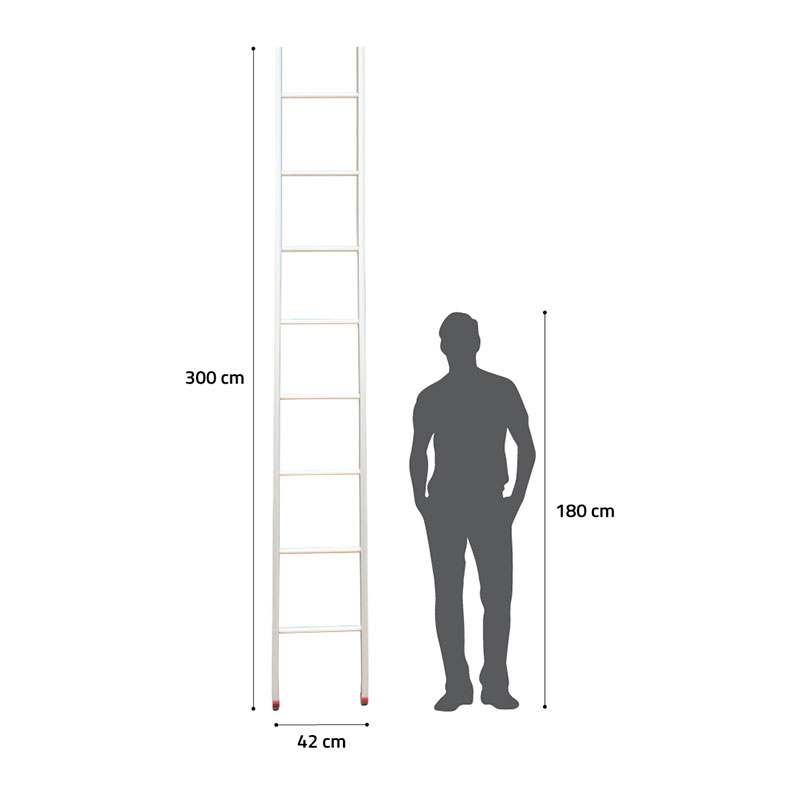    Tangga Extension Single 103 (1x3m) 2,5mm - AM Ladders 