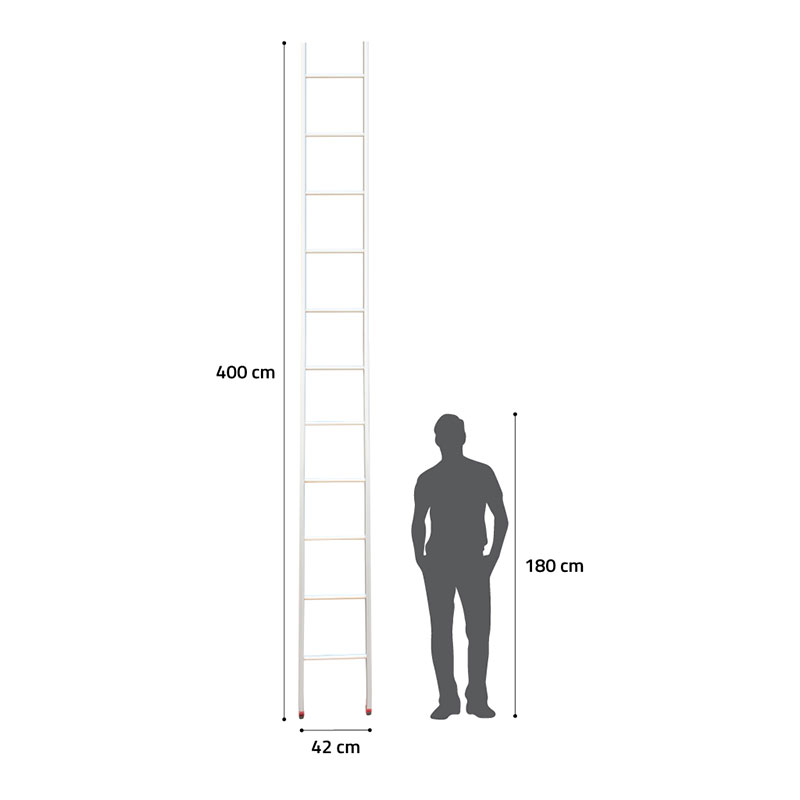    Tangga Extension Single 104 (1x4m) 2,5mm-AM Ladders 