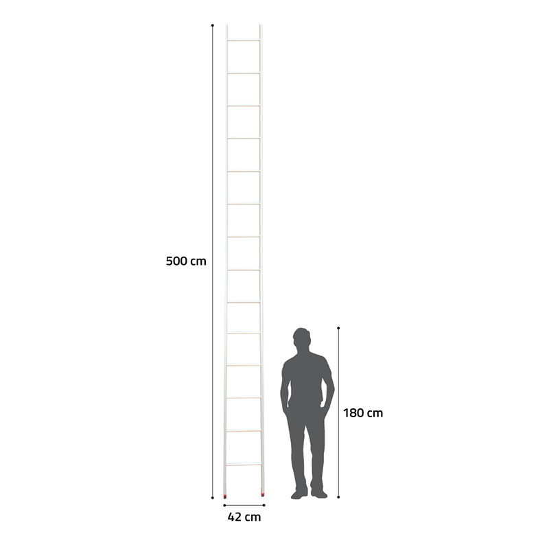 Tangga Extension Single 105 (1x5m) 2,5mm-AM Ladders 